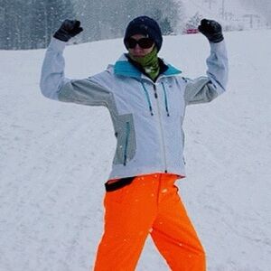 Patagonia Ski Jacket Shell arctic white mint coat